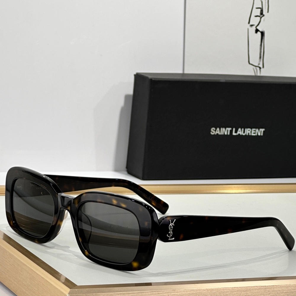 Saint Laurent Tortoise Shell Sunglasses